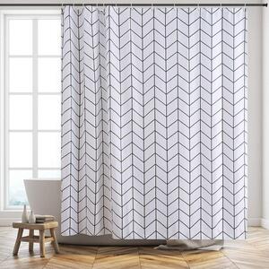 Zuhanyfüggöny - SQUARE - Impregnált textil - 180 x 200 cm