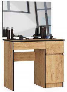 Fésülködőasztal P-2/SL 900x600 jobb - kézműves tölgy