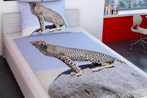 Glamonde 3d ágyneműhuzat Gepard cipzárral 140×200 cm