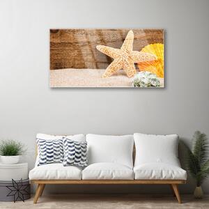 Üvegkép Starfish Sand Art 100x50 cm