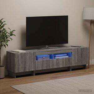 5 darabos LED TV szekrény Szürke Sonoma Szerelt Fa