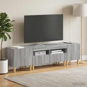 3 darabos LED TV szekrény ARNHEM 3 db Szürke Sonoma Szerelt Fa