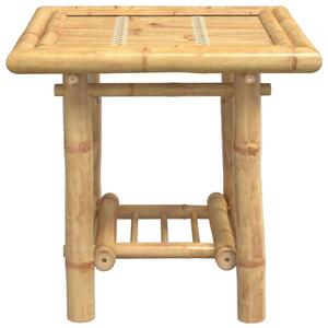 VidaXL bambusz kisasztal 45 x 45 x 45 cm