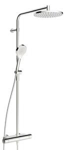 Hansa Viva - Zuhanyszett termosztáttal, 25 cm átmérőjű, 3 fúvókával, krómozott 65159201
