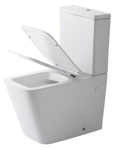 Eros ES QUADRO monoblokk WC - perem nélküli - WC ülőkével komplett