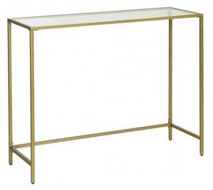 Arany konzolasztal 100 x 35 x 80 cm