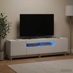 LED TV szekrény EDE 153 x 35 x 43 cm Magasfényű Fehér