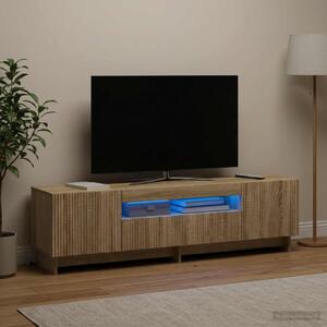 LED TV szekrény EDE 153 x 35 x 43 cm Sonoma Tölgy Szerelt Fa