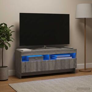 LED TV szekrény EDE 100 x 35 x 43 cm Szürke Sonoma Szerelt Fa