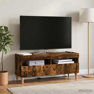 LED TV szekrény ALKMAAR 100 x 35 x 43 cm Füstös Tölgy
