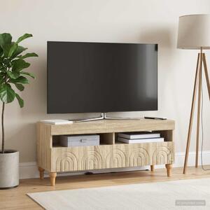 LED TV szekrény ALKMAAR 100 x 35 x 43 cm Sonoma Tölgy