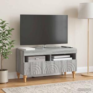 LED TV szekrény ALKMAAR 81 x 35 x 43 cm Szürke Sonoma