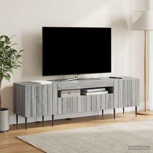 LED TV szekrény ZWOLLE 153 x 35 x 43 cm Szürke Sonoma