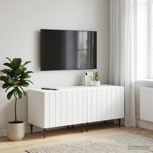 TV szekrény Fehér Szerelt Fa