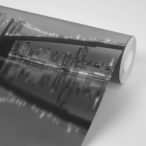 Fotótapéta fekete fehér Manhattan-i híd