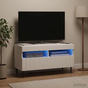 LED TV szekrény ZWOLLE 81 x 35 x 43 cm Fehér Szerelt Fa