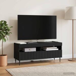 LED TV szekrény ZWOLLE 100 x 35 x 43 cm Fekete Szerelt Fa