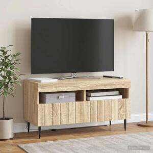 LED TV szekrény ZWOLLE 81 x 35 x 43 cm Sonoma Tölgy Szerelt Fa