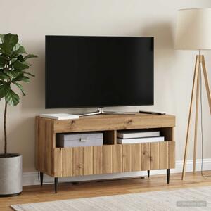LED TV szekrény ZWOLLE 81 x 35 x 43 cm Kézműves Tölgy