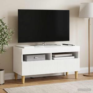 LED TV szekrény ARNHEM 81 x 35 x 43 cm Magasfényű Fehér
