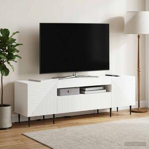 LED TV szekrény HAARLEM 153 x 35 x 43 cm Fehér Szerelt Fa