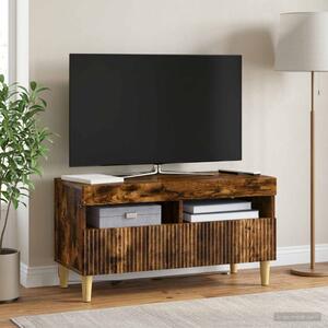 LED TV szekrény ARNHEM 81 x 35 x 43 cm Füstös Tölgy Szerelt Fa