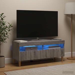 LED TV szekrény ARNHEM 100 x 35 x 43 cm Szürke Sonoma