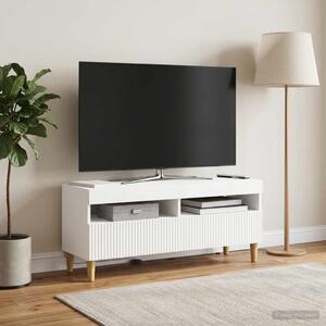 LED TV szekrény ARNHEM 100 x 35 x 43 cm Fehér Szerelt Fa