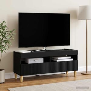 LED TV szekrény ARNHEM 100 x 35 x 43 cm Fekete Szerelt Fa