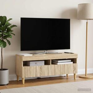 LED TV szekrény ARNHEM 100 x 35 x 43 cm Sonoma Tölgy Szerelt Fa