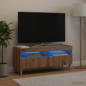 LED TV szekrény ARNHEM 100 x 35 x 43 cm Kézműves Tölgy
