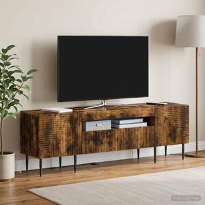 LED TV szekrény HAARLEM 153 x 35 x 43 cm Füstös Tölgy