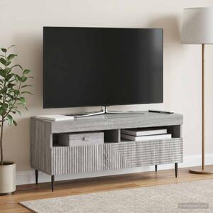 LED TV szekrény HAARLEM 100 x 35 x 43 cm Szürke Sonoma