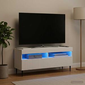 LED TV szekrény HAARLEM 100 x 35 x 43 cm Fehér Szerelt Fa