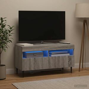 LED TV szekrény HAARLEM 81 x 35 x 43 cm Szürke Sonoma