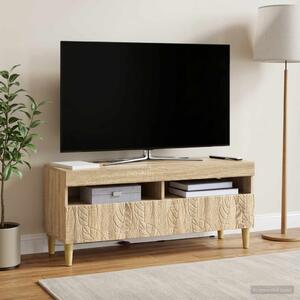 LED TV szekrény Sonoma Tölgy Szerelt Fa
