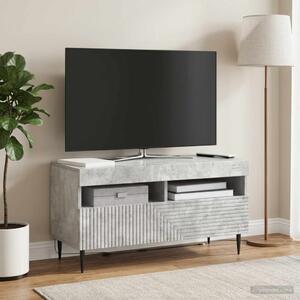 LED TV szekrény HAARLEM 81 x 35 x 43 cm Betonszürke Szerelt Fa