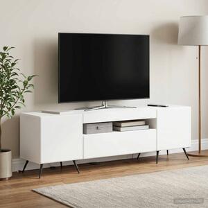LED TV szekrény Fehér Szerelt Fa