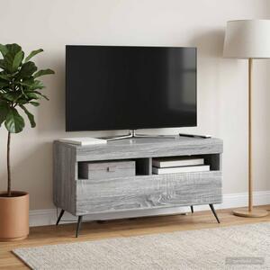 LED TV szekrény Szürke Sonoma Szerelt Fa