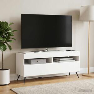 LED TV szekrény Fehér Szerelt Fa
