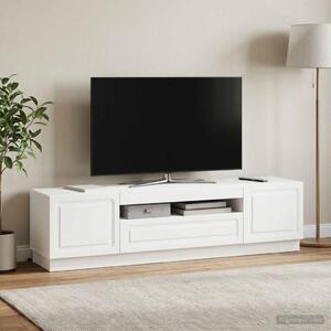 LED TV szekrény Fehér Szerelt Fa