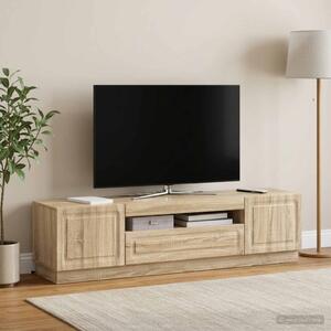 LED TV szekrény Sonoma Tölgy Szerelt Fa