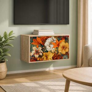 Falsítható TV Szekrény GENNEP 69 x 33 x 40 cm Sonoma Tölgy