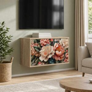 Falsítható TV Szekrény BORNE 69 x 33 x 40 cm Sonoma Tölgy