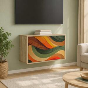 Falsítható TV Szekrény BONN 69 x 33 x 40 cm Sonoma Tölgy