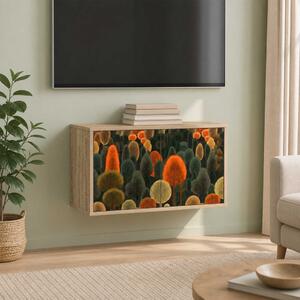 Falsítható TV Szekrény ZAANDAM 69 x 33 x 40 cm Sonoma Tölgy