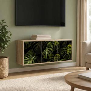 Falsítható TV Szekrény ELBURG 102 x 33 x 40 cm Sonoma Tölgy