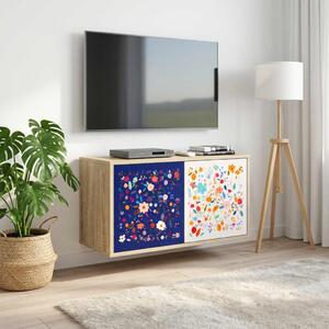 Falsítható TV Szekrény MAINZ 69 x 33 x 40 cm Sonoma Tölgy