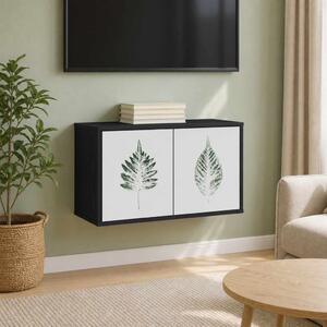 Falsítható TV Szekrény HANAU 69 x 33 x 40 cm Fekete Tölgy