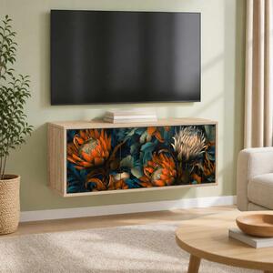 Falsítható TV Szekrény LOCHEM 102 x 33 x 40 cm Sonoma Tölgy